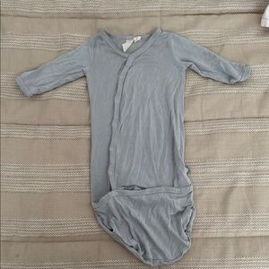 Kyte BABY Gray and Blue Nightgown Pajamas